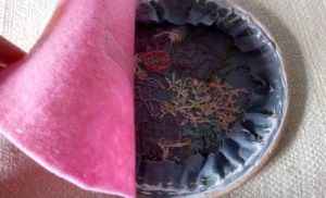 putting the back on a hoop