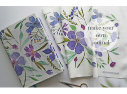 Make Your Own Journal; 'Floral' Embroidery Panel