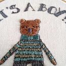 'It's a Boy!' New Baby Hoop Art Hand Embroidery Kit additional 6