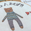 'It's a Boy!' New Baby Hoop Art Hand Embroidery Kit additional 2