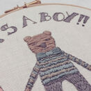 'It's a Boy!' New Baby Hoop Art Hand Embroidery Kit additional 4