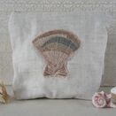 Embroidered Tiger Scallop Shell Make Up Bag additional 3