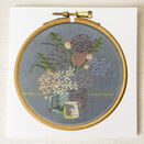 Fine Art Printed Embroidery Greetings Card additional 1