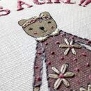 'It's a Girl!' New Baby Linen Panel Embroidery Pattern additional 3