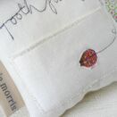 Embroidered 'Ladybird' Toothfairy Pillow additional 2