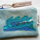 Embroidered Waves Handmade Purse additional 3