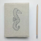 Seahorse Embroidered Sketchbook additional 4