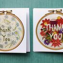 Thank You Card Set of 6 mini cards additional 2