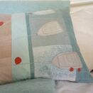 'Moored Boats' Embroidered Cushion additional 2