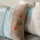 'Moored Boats' Embroidered Cushion additional 1