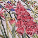 Foxglove Flower Linen Embroidery Pattern Design additional 3