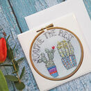 'You're the Best' Printed Embroidery Greetings Card additional 1