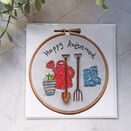 'Happy Retirement' gardening tools (blank inside) printed greeting card with Free UK Postage additional 4