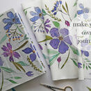 Make Your Own Journal; 'Floral' Embroidery Panel additional 1