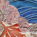 *NEW* Seashells and Boat Cushion Embroidery panel additional 7