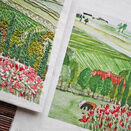 *NEW* Stitch Set: Vineyards Hand Embroidery Panel and guide additional 2