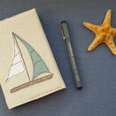 'Yacht' Embroidered A6 Notebook additional 1