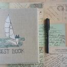 "Yacht" Embroidered Guestbook additional 3