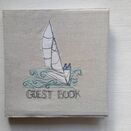 "Yacht" Embroidered Guestbook additional 4