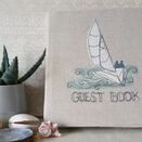 "Yacht" Embroidered Guestbook additional 5
