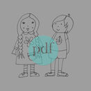 'Brother & Sister' PDF Embroidery Pattern additional 1