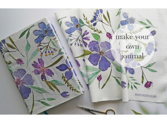 Make Your Own Journal; 'Floral' Embroidery Panel
