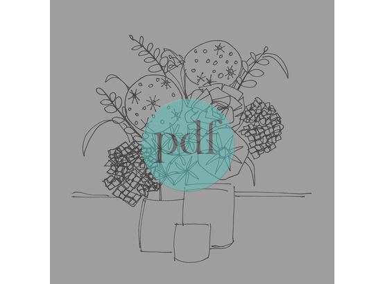 Still Life 'Vases of Flowers' PDF Embroidery Template