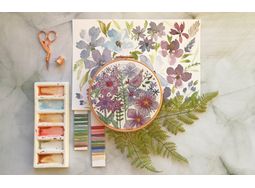 'Birdsong' Floral Hoop Art Hand Embroidery Kit alternative