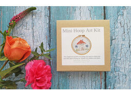 Mini Hoop Art Hand Embroidery Kit - Fairy House