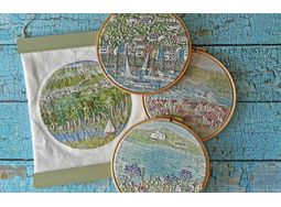 Coastal Linen Embroidery Pattern Offer 3 for £30 - Surprise Designs alternative