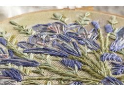Agapanthus Flower Hand Embroidery Pattern Design alternative
