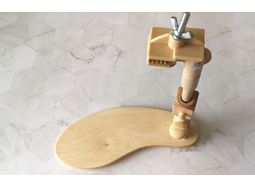 Versatile seat frame embroidery stand alternative
