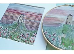 The Old Lighthouse (Llanddwyn Island) Embroidery Pattern alternative