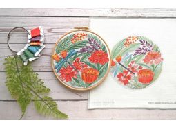 Dragonfly Embroidery Pattern Design alternative