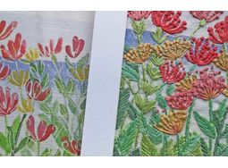 Honeysuckle Floral Hand Embroidery Panel alternative