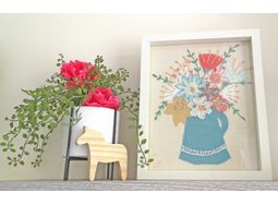 *NEW* Floral Bouquet Applique Embroidery Slow Stitching Kit alternative