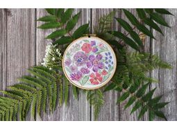 Cottage Garden Floral Embroidery Pattern alternative