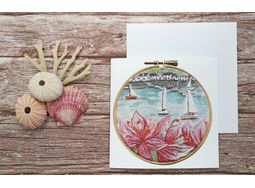 'Regatta' Greeting Card (blank inside) with Free UK Postage alternative