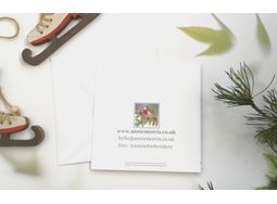 Robin Christmas Card (blank inside) with Free UK Postage alternative