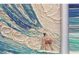 The Big Wave Embroidery Pattern alternative