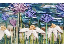 Island Views Embroidery Panel - Burgh Island Hotel alternative