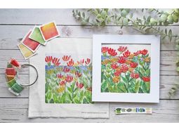 Honeysuckle Stitch Set Hand Embroidery Pattern with Stitch Guides alternative