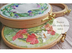 *NEW* Extra Deep 6 inch Embroidery Hoops by Nurge