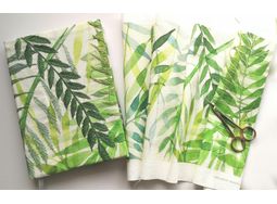 Make Your Own Journal Cover, 'Leafy' Embroidery Panel alternative