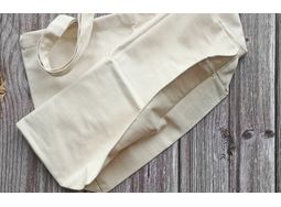 Large Natural Heavyweight Cotton Tote Bag with Gusset alternative