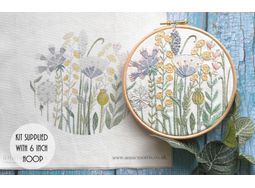 'Farewell Summer' Floral Hand Embroidery Kit alternative