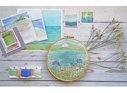 Burgh Island Stitch Set: Embroidery Pattern with Stitch Guide alternative