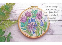 Bluebell Stitch Set: Hand Embroidery Panel with Guides alternative