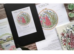 Foxglove Stitch Set Hand Embroidery Pattern with Stitch guide alternative