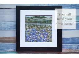 Nature Reserve Stitch Set: Hand Embroidery design with guide alternative